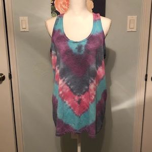 🌷Handmade Tie-Dye Racerback